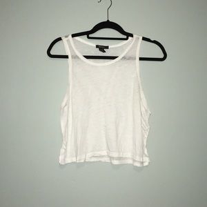 Forever 21 white crop tank